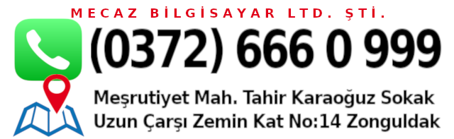 Mecaz Bilgisayar Ltd. Şti. | (0372) 666 0 999